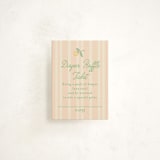 "Vintage blossom" - Baby Shower Mini Insert Cards in Sky by Creo Study - Front