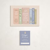 "A New Chapter" - Baby Shower Mini Insert Cards in Sprinkles by Leah Bisch - With Invitation