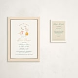 "Honk for Baby!" - Baby Shower Mini Insert Cards in Lemonade by Julie Murray - With Invitation
