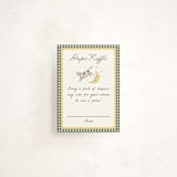 "Over the Moon" - Baby Shower Mini Insert Cards in Dandelion by Heather Schertzer - Front