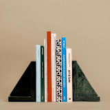 "Tope Para Libros Green Bookend" - Bookends in brown by Algo Studio