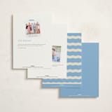 "Augusta" - Fill-in Invitations in Melon by Megan Davis - Back of Card Options