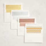 "Augusta" - Fill-in Invitations in Melon by Megan Davis - Envelope Liners
