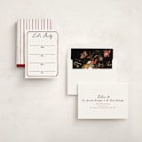 "Handwritten" - Fill-in Invitations in Wine by Cass Loh - Assembled