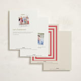 "Montauk" - Fill-in Invitations in Berry by Megan Davis - Back of Card Options