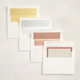 "Montauk" - Fill-in Invitations in Berry by Megan Davis - Envelope Liners