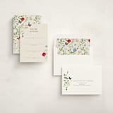 "Wild meadow" - Fill-in Invitations in Elder Flower by Sarah Knight - Assembled