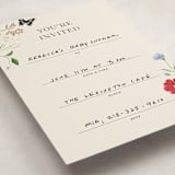 "Wild meadow" - Fill-in Invitations in Elder Flower by Sarah Knight - Detail