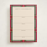 "Highland Holiday" - Fill-in Invitations in Classic by Olivia Kanaley Inman - Front
