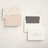 "Single Leaf" - Fill-in Invitations in Oat by Orasie - Assembled