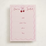 "vintage wedding cake" - Fill-in Invitations in Blush by Cass Loh - Front
