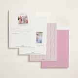 "vintage wedding cake" - Fill-in Invitations in Blush by Cass Loh - Back of Card Options