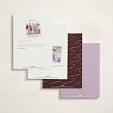 "cotillion" - Fill-in Invitations in Plum by Megan Davis - Back of Card Options