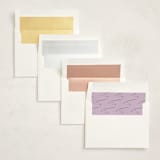 "cotillion" - Fill-in Invitations in Plum by Megan Davis - Envelope Liners
