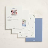 "SweetHearts" - Fill-in Invitations in Periwinkle by Design Lotus - Back of Card Options