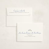 "SweetHearts" - Fill-in Invitations in Periwinkle by Design Lotus - FREE Recipient Addressing