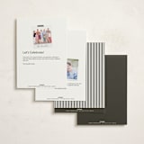 "Vintage Hotel" - Fill-in Invitations in Raven by Morgan Kendall - Back of Card Options