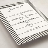 "Vintage Hotel" - Fill-in Invitations in Raven by Morgan Kendall - Detail