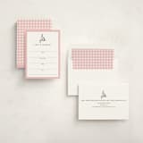 "Classic Bunny" - Fill-in Invitations in Blush by Megan Davis - Assembled