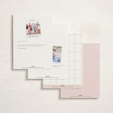 "Dainty Garden" - Fill-in Invitations in Blush by Paper Raven Co. - Back of Card Options