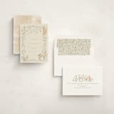 "Vintage woodland" - Fill-in Invitations in Ginger by Creo Study - Assembled