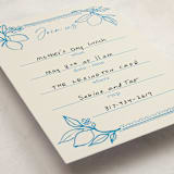 "Mediterraneo" - Fill-in Invitations in Ocean by Pati Cascino - Detail