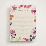 "Wildflowers" - Fill-in Invitations in Peony by Alethea and Ruth - Front