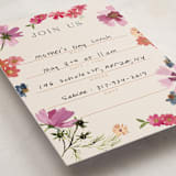 "Wildflowers" - Fill-in Invitations in Peony by Alethea and Ruth - Detail