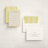"Campania" - Fill-in Invitations in Limone by Megan Davis - Assembled