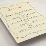 "Cin cin" - Fill-in Invitations in Verona by Stephanie Heinrich Godbout - Detail