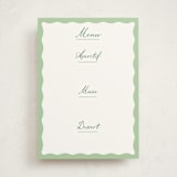 "Augusta" - Fill-in Menus in Clover by Megan Davis - Front