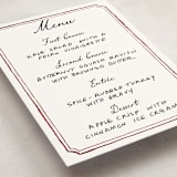 "Handwritten" - Fill-in Menus in Wine by Cass Loh - Detail