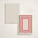 "Montauk" - Fill-in Menus in Berry by Megan Davis - Back of Card Options