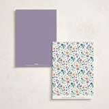 "wildflowers crest" - Fill-in Menus in Lavender by Cass Loh - Back of Card Options