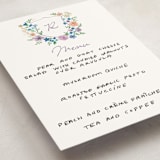 "wildflowers crest" - Fill-in Menus in Lavender by Cass Loh - Detail