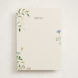 "Wild meadow" - Fill-in Menus in Elder Flower by Sarah Knight - Front