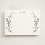 "Botanical" - Fill-in Menus in Spring by Elly - Front