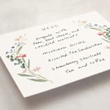 "Botanical" - Fill-in Menus in Spring by Elly - Detail