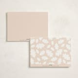 "Single Leaf" - Fill-in Menus in Oat by Orasie - Back of Card Options