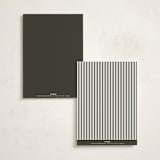 "Vintage Hotel" - Fill-in Menus in Raven by Morgan Kendall - Back of Card Options
