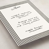 "Vintage Hotel" - Fill-in Menus in Raven by Morgan Kendall - Detail