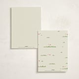 "Easter Village" - Fill-in Menus in Sand by Hannah Williams - Back of Card Options