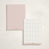 "Dainty Garden" - Fill-in Menus in Blush by Paper Raven Co. - Back of Card Options