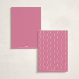 "candlesticks" - Fill-in Menus in Bubblegum by Ellen Schlegelmilch - Back of Card Options
