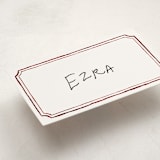 "Handwritten" - Fill-in Place Cards in Wine by Cass Loh - Detail