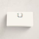 "wildflowers crest" - Fill-in Place Cards in Lavender by Cass Loh - Blank Front