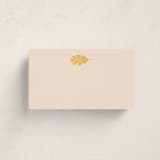 "Single Leaf" - Fill-in Place Cards in Oat by Orasie - Flat Version Available