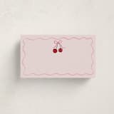 "vintage wedding cake" - Fill-in Place Cards in Blush by Cass Loh - Flat Version Available