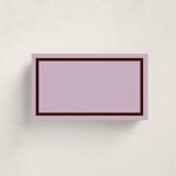 "cotillion" - Fill-in Place Cards in Plum by Megan Davis - Flat Version Available