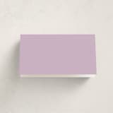 "cotillion" - Fill-in Place Cards in Plum by Megan Davis - Folded Back of Card